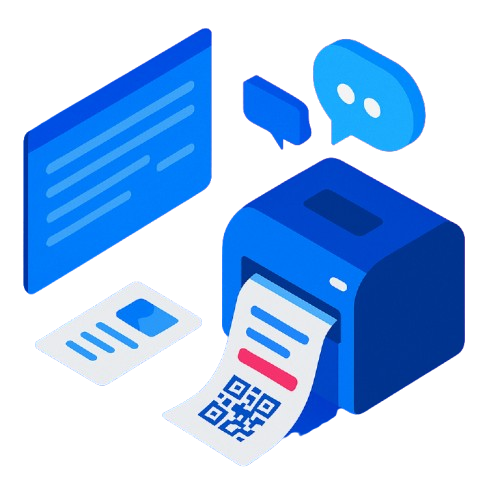 Registration, badge generation, and communication tools interface